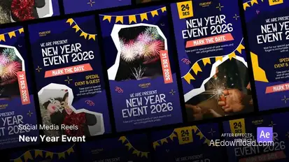 Reels - New Year Product Promo template preview