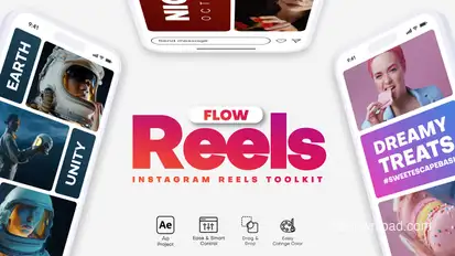 ReelsFlow - Instagram Reels Toolkit Elements template preview