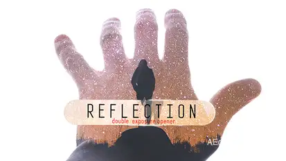 Reflection. Double Exposure Opener Openers template preview