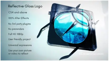 Reflective Gloss Logo Logo Stings template preview