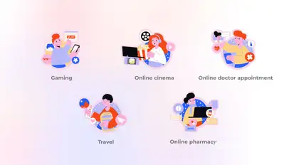 Relaxation and Medicine - Round Concept Elements template preview