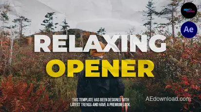 Relaxing Opener Product Promo template preview