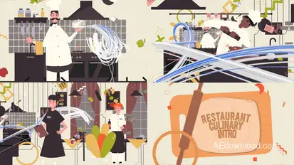 Restaurant Intro Openers template preview