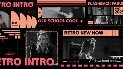 Retro 90s Video Displays template preview