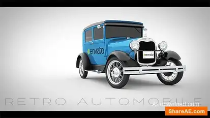 Retro Automobile Opener Logo Stings template preview