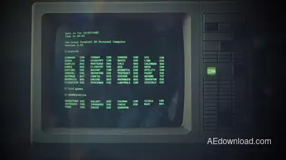 Retro BootUp Logo Logo Stings template preview