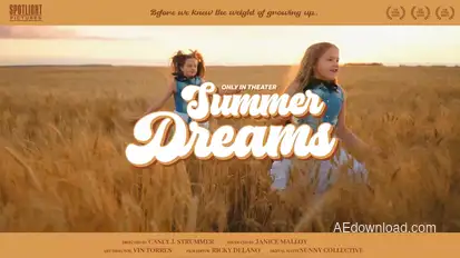 Retro Cinematic Title Titles template preview