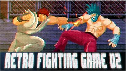 Retro Fighting Game V2 Openers template preview
