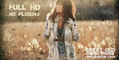 Retro Film Opener - old cinema fx  Openers template preview