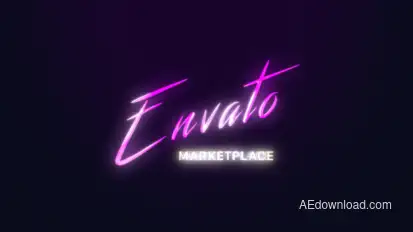 Retro Future Shining Logo Logo Stings template preview