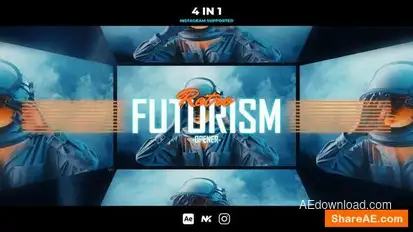 Retro Futurism Opener Openers template preview