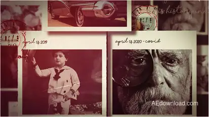 Retro Gallery Video Displays template preview