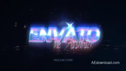 Retro Logo Opener Logo Stings template preview