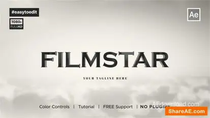 Retro Logo Reveal Logo Stings template preview