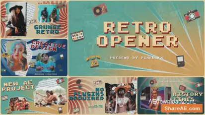 Retro Opener Openers template preview
