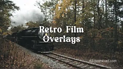 Retro Overlay Elements template preview