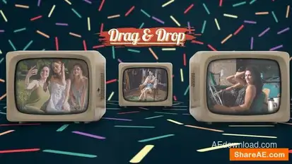 Retro Promo Openers template preview