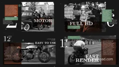 Retro Slideshow - Vintage Memories Openers template preview