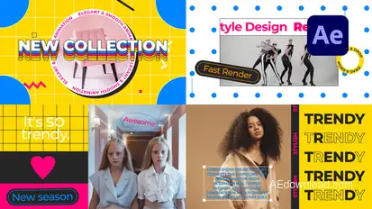 Retro Stlye Opener broadcast-packages template preview