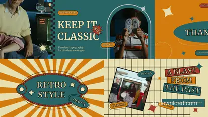 Retro Style Video Display Video Displays template preview