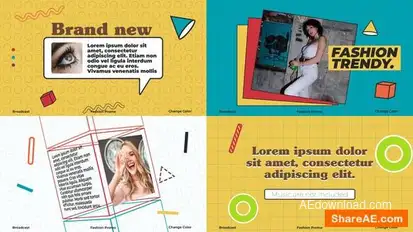 Retro Vibe Promo Openers template preview