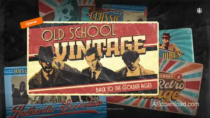 Retro Vintage Opener Openers template preview