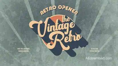 Retro Vintage Opener Openers template preview