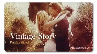 Retro Vintage Parallax Slideshow Video Displays template preview