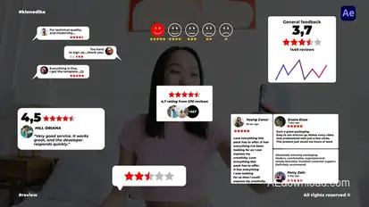 Review - ae Titles template preview