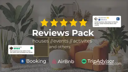 Reviews Pack broadcast-packages template preview