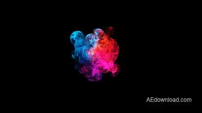 Revolving Smoke Logo Reveal Logo Stings template preview