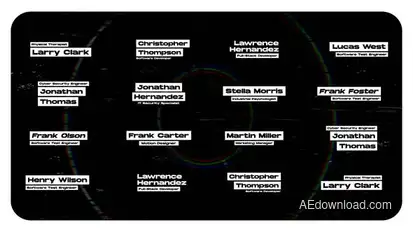 RGB & Glitch Lower Thirds | After Effects Titles template preview