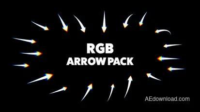 RGB Arrow Pack Elements template preview