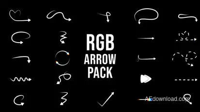 RGB Arrow Pack Elements template preview