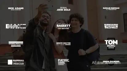 RGB Big Lower Thirds | AE Elements template preview