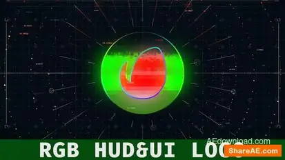 RGB HUD&UI Logo Logo Stings template preview