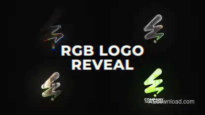 Rgb Light Logo Reveal Logo Stings template preview