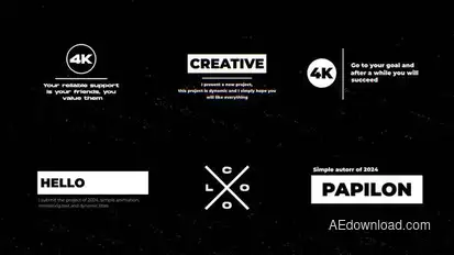 RGB Modern Titles | After Effects Titles template preview