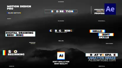 Rgb Rhythm Titles Titles template preview