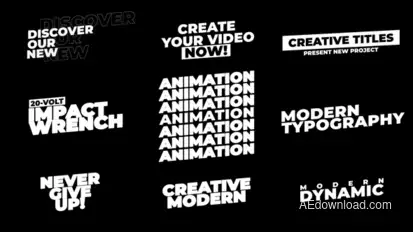 RGB Titles V2.0 | AE Titles template preview