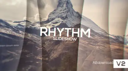 Rhythm Slideshow Video Displays template preview