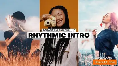 Rhythmic Intro Openers template preview