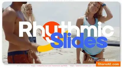 Rhythmic Slides Openers template preview