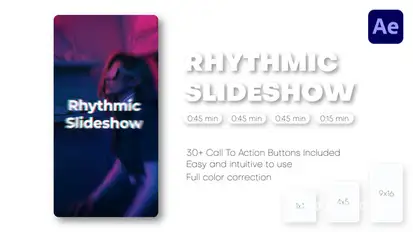 Rhythmic Slideshow - Instagram Reels, TikTok Post, Short Stories Product Promo template preview