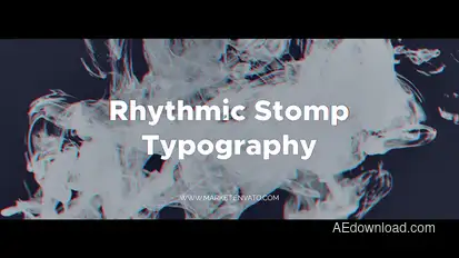 Rhythmic Stomp Typography | After Effects Template Openers template preview