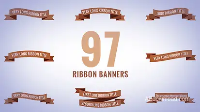 Ribbon Elements template preview