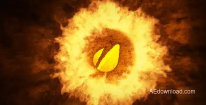 Ring Of Fire Logo Reveal Logo Stings template preview