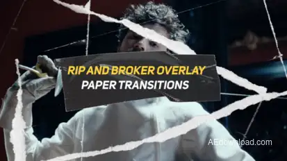 Rip And Broker Overlay Paper Transitions Elements template preview