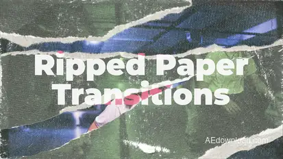 Ripped Paper Transitions Elements template preview
