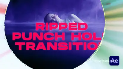 Ripped Punch Hole Transitions | After Effects Elements template preview